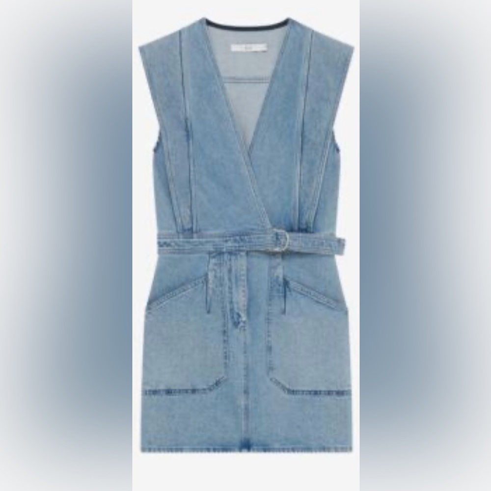 IRO Qiana Denim Mini Dress Women’s Size 36